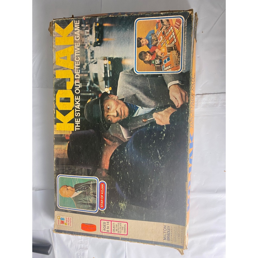 Kojak The Stake Out Detective Game Milton Bradley Ages 8 to 14‎